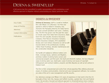 Tablet Screenshot of desenasweeney.com